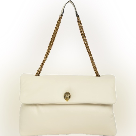 Kurt Geiger London Kew XXL Leather Bag in Cream Retails:$345 Great work bag! - Picture 2 of 6